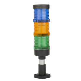 Kolumna sygnalizacyjna LED FL70 pomarańczowy + niebieski + zielony 12V/24V/230V
