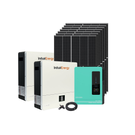 Zestaw Fotowoltaiczny off-grid z 2 magazynami energii LiFePO4 5kWh, 6x PV