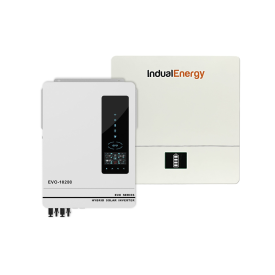 Zestaw inwerter/falownik hybrydowy EVO 10200 + magazyn energii LiFePO4 5kW/h