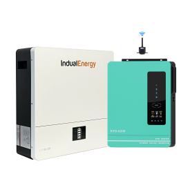 Zestaw inwerter/falownik hybrydowy EVO 6200 z magazynem energii LiFePO4 5.12kWh+ moduł Wifi