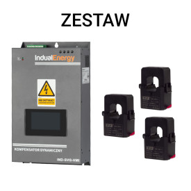 Zestaw - Dynamiczny kompensator mocy biernej IND-SVG-HMI 5kVar + 3 przekładniki