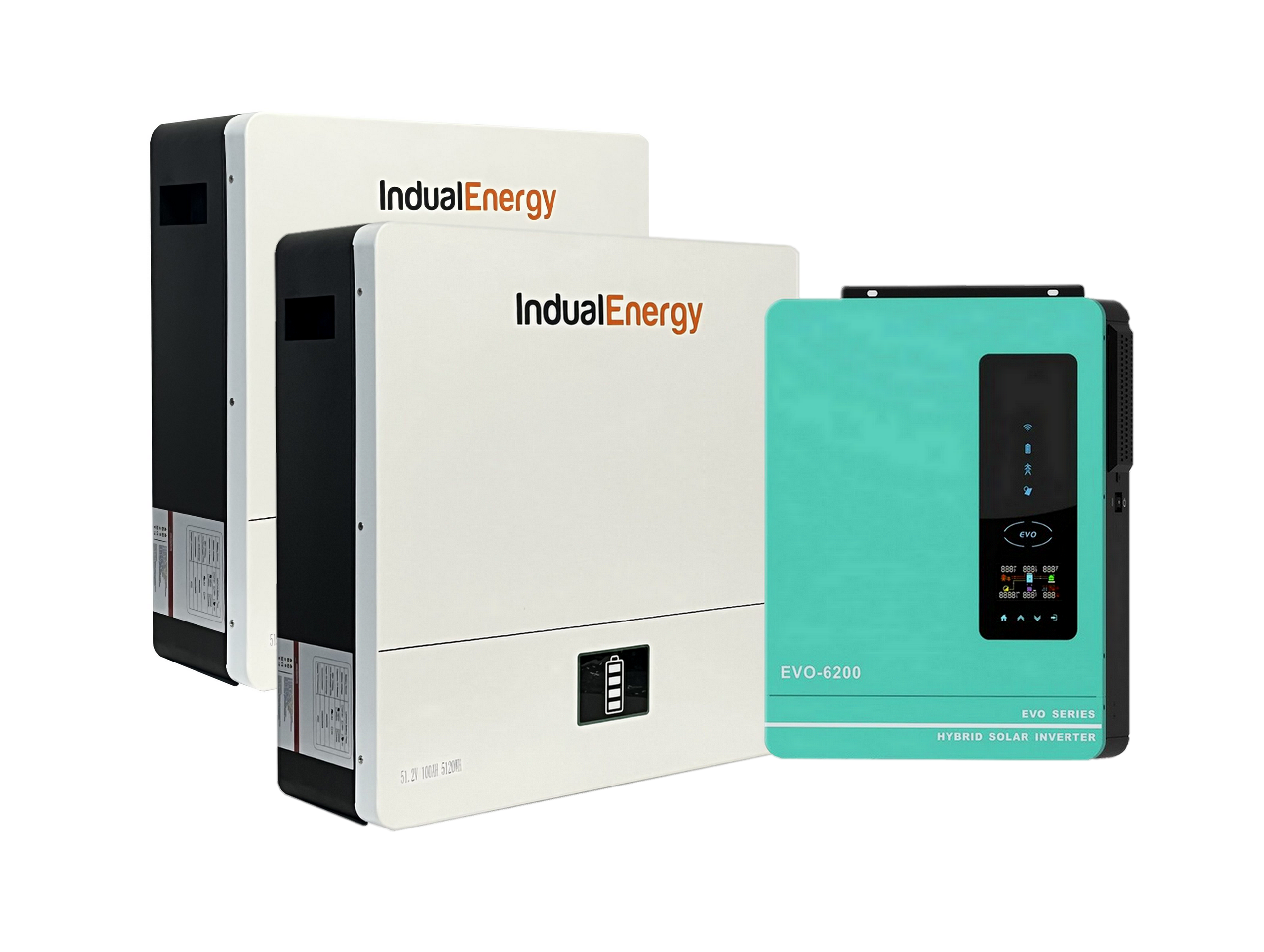 Inwerter hybrydowy EVO6200 + 2 magazyny energii