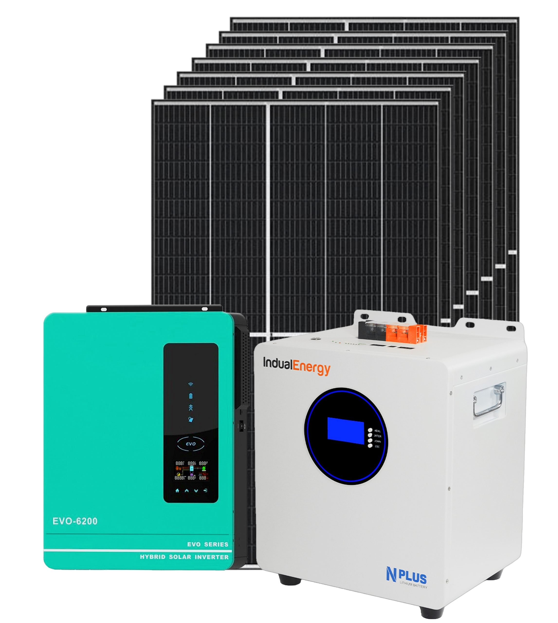 zestaw fotowoltaiczny solarny off grid panele inwerter magazyn energii